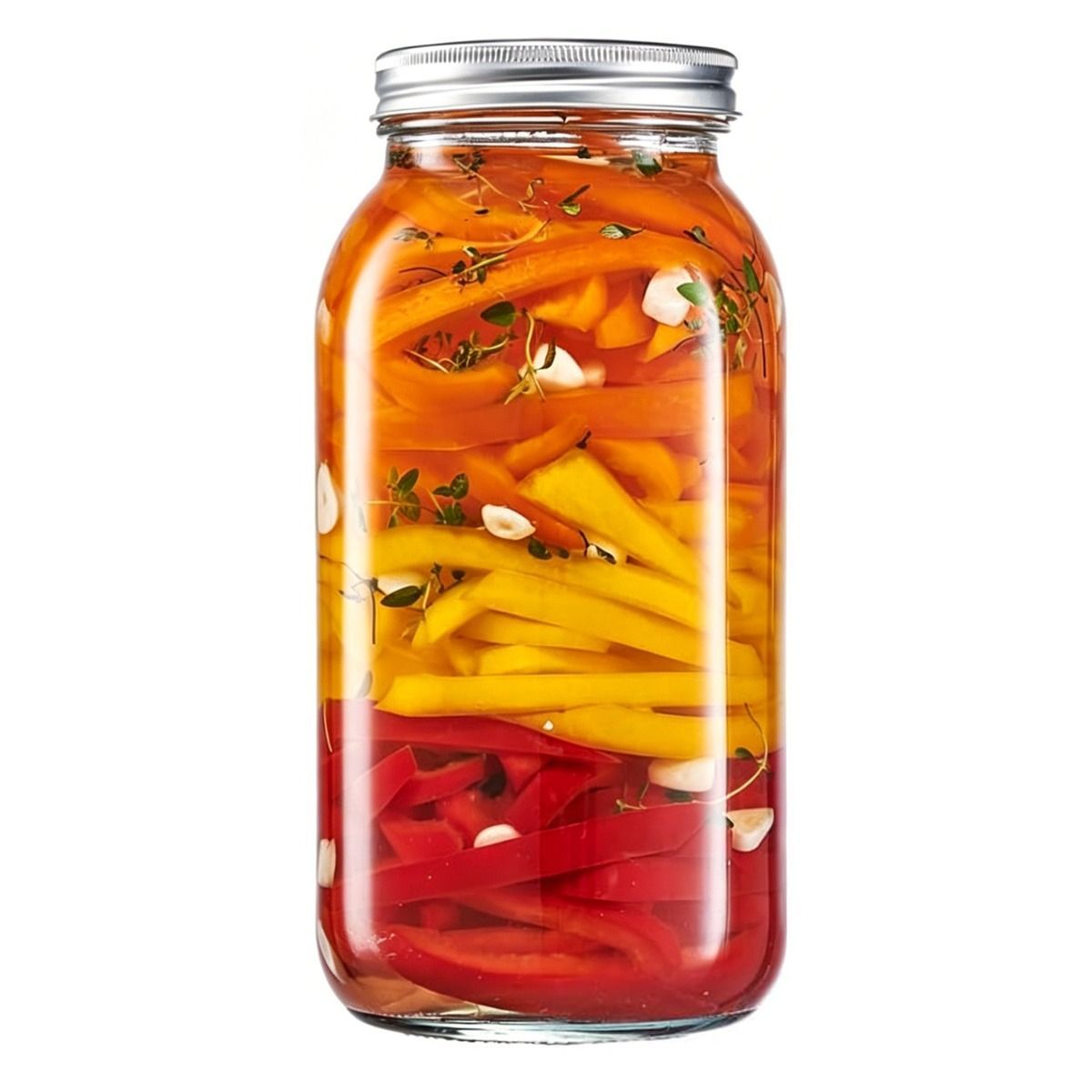 large capacity food storage jar, food-grade glass jar, airtight storage jar, pickle jar, grain storage, snack storage, tea storage, pantry organisation, Australian kitchen - Clear - Size 64oz-2pcs