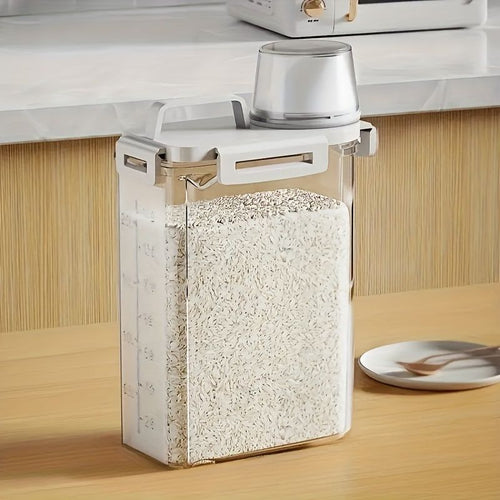 2.5L Airtight Pantry Food Storage Canister (White Lid)