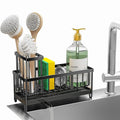 Carbon Steel Sink Caddy Organiser with Automatic Drainage Tray