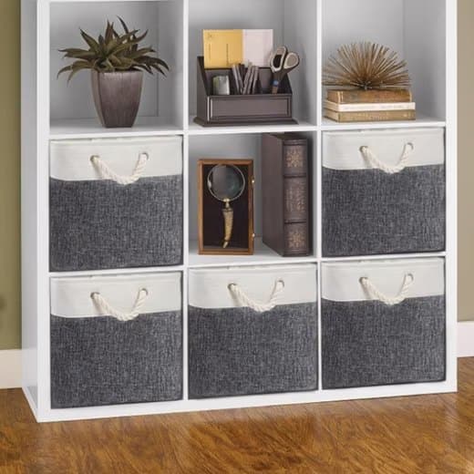 33 Pack Storage Basket Cube for Clothes and Toys, 33x33x33 cm, Home Organization Storage Box