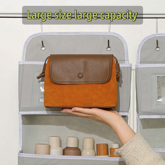 Storage Bag - Door Storage Bag - Large Capacity - Multi-Layer - Toys - Miscellaneous - Storage Bag - Student Dorm Storage Rack - 3 Layers