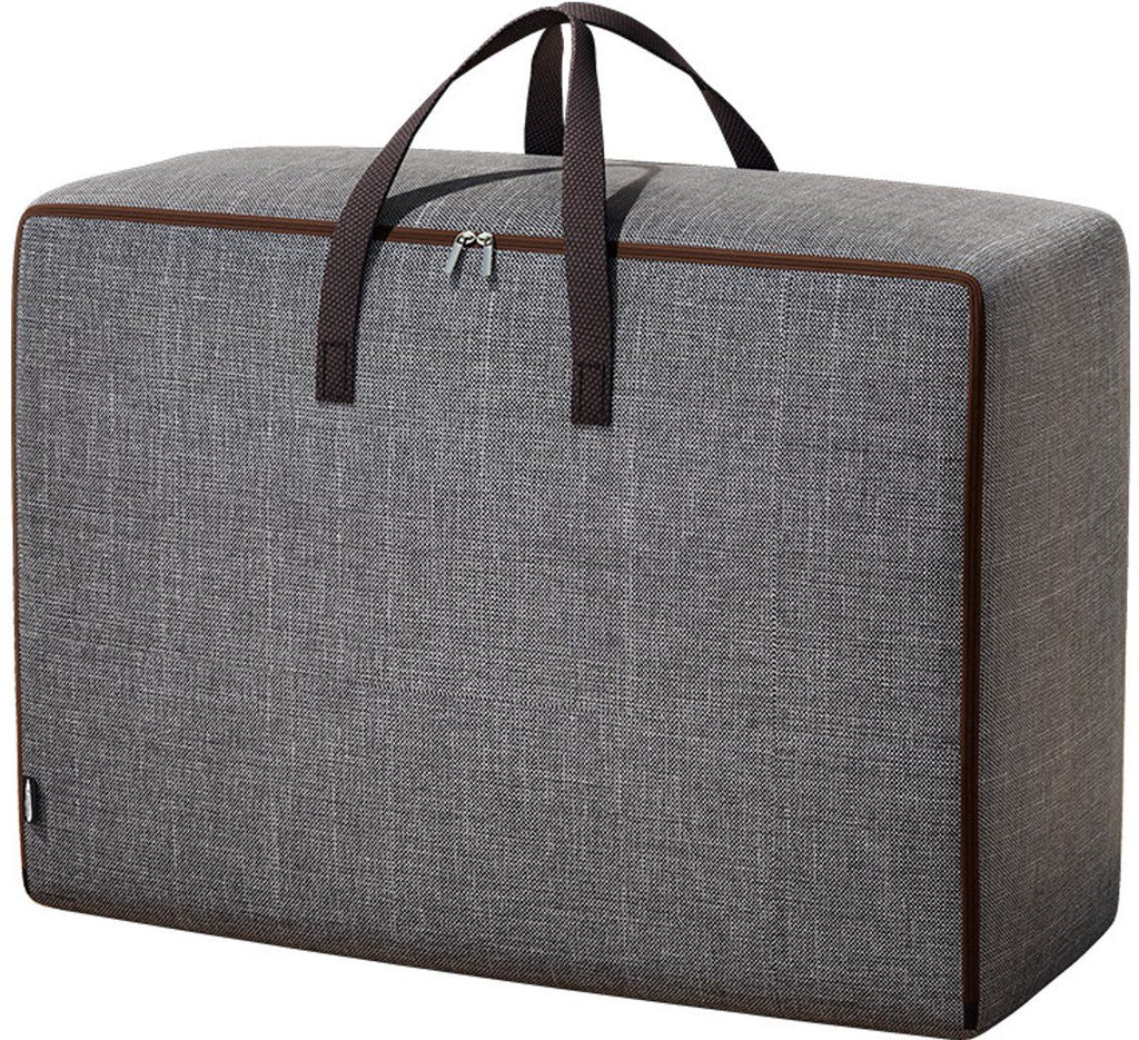 1 large zippered storage bag, Oxford fabric storage bags, Transport bags, Other under, bed storage bags for bedding, grey