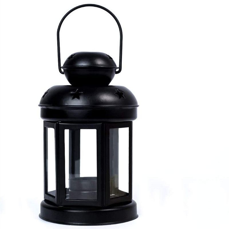 Black Pink and Red Candle Holder Set of 3