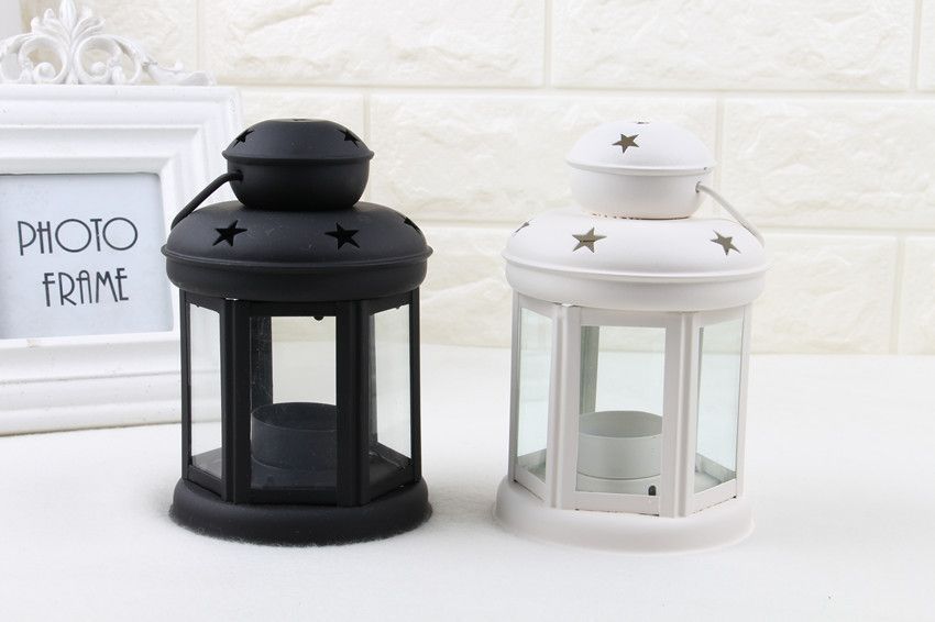 Black Pink and Red Candle Holder Set of 3