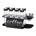 8 Piece Coffee Bean Storage Tube Set with One Way Valve