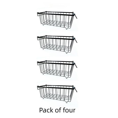 4pcsMultifunctional Kitchen Storage Basket, Fridge Organizer for Ice Cream Meatballs, Divided Storage Bin for Bedroom Bathroom Cabinet Sundries-4PCS