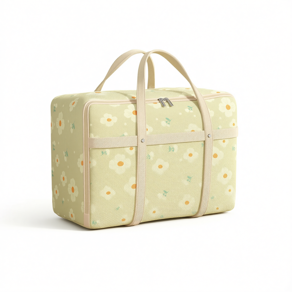 Large Non-Woven Quilt & Clothing Storage Bag (Matcha Green - 70x31x51cm)