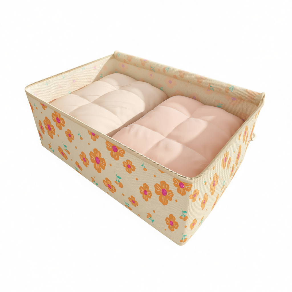 Large Non-Woven Quilt & Clothing Storage Bag (Matcha Green - 70x31x51cm)