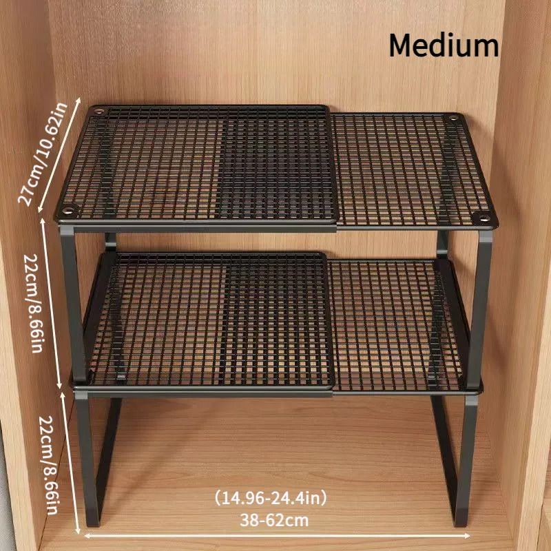 Black White adjustable mesh storage shelves, heavy duty home organizer, layered shelving, closet organization, garage storage, mesh shelf unit, Australian home storage