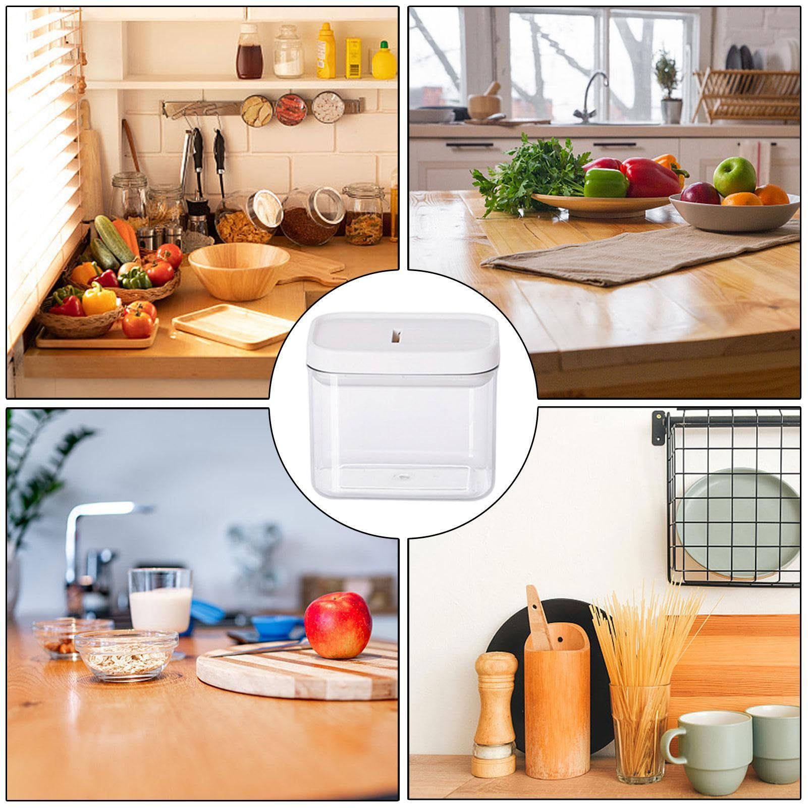 Rice Storage Container, Grain Storage Container, Airtight Food Keeper for Kitchen with Lid, Food Keeper for Kitchen