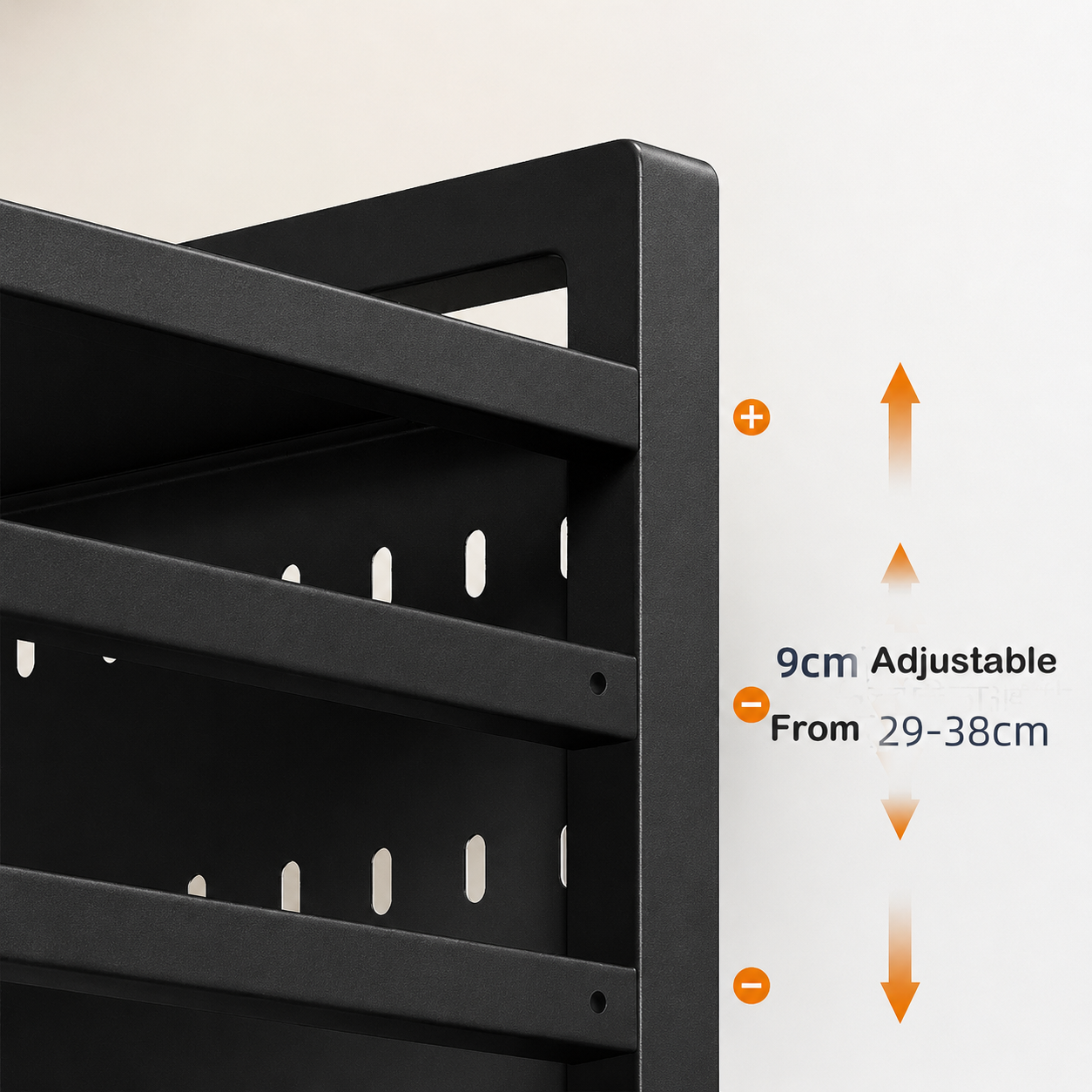 Multifunctional Microwave Shelf Storage Cutlery Tray Spice Holder Kitchen Rack Black