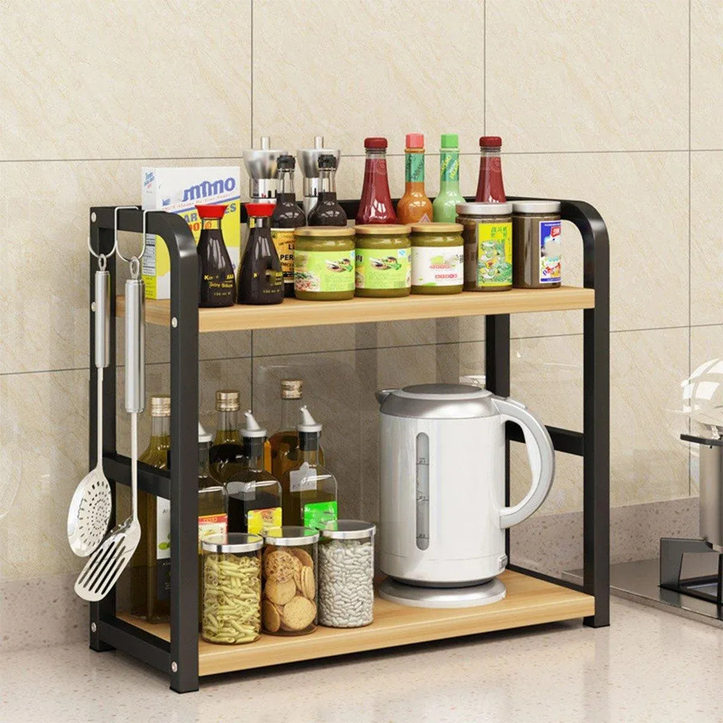 Kitchen Storage Rack Multi-Layer Household Seasoning Storage Metal