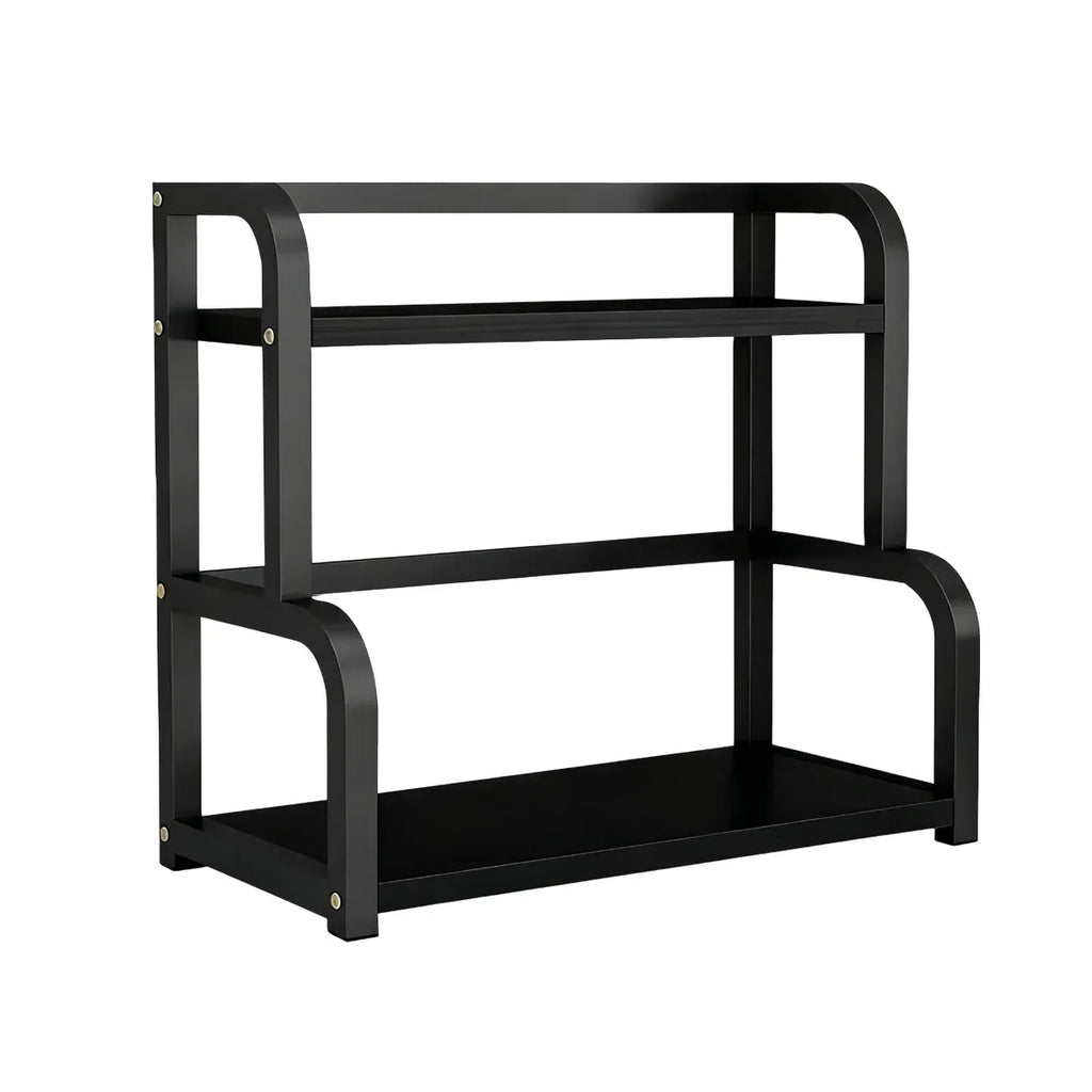 2 Tier Kitchen Spice Rack Storage Organizer Seasoning Stand Shelf Countertop
