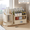 All-in-One Kitchen Countertop Organiser (Transparent)