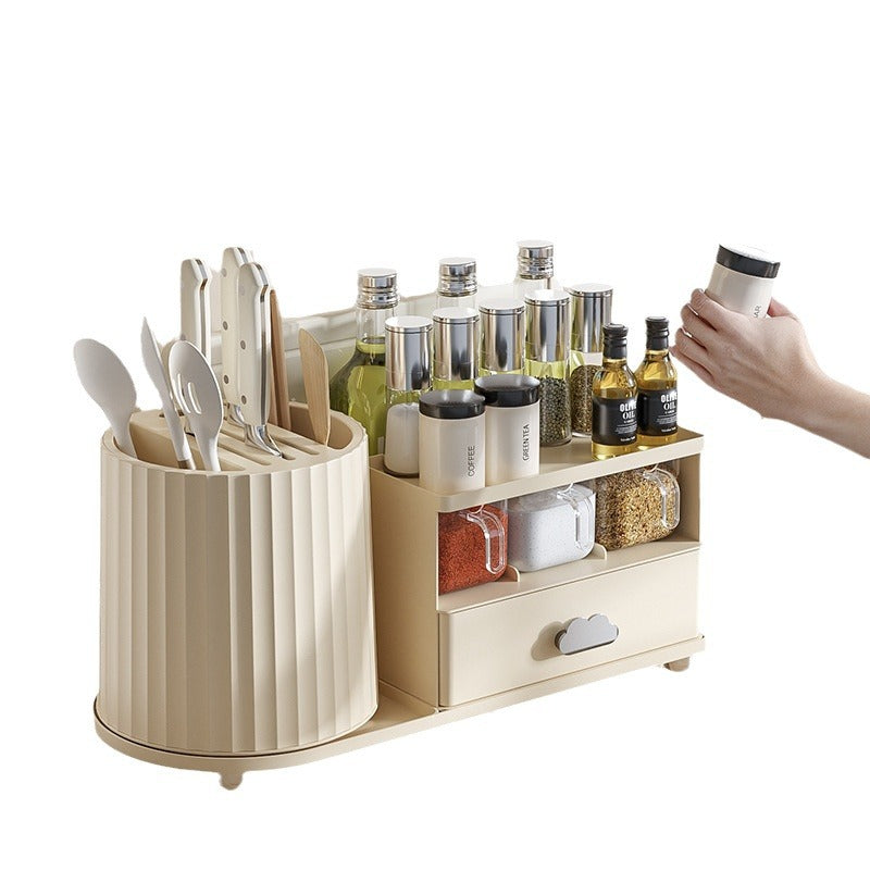 All-in-One Kitchen Countertop Organiser (Transparent)
