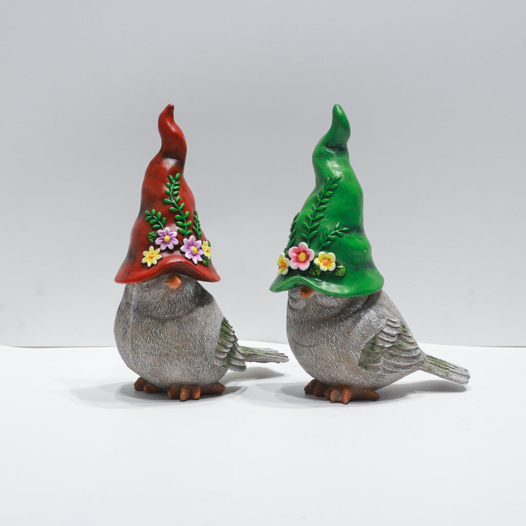 Garden & Home Decor Bird Figurines - Balcony Resin Craft Ornaments, Micro Landscape & Rockery Decorations